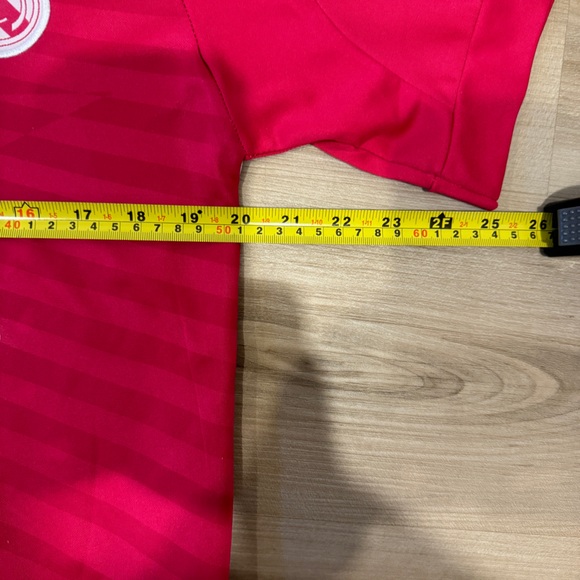 Real Madrid Men’s XL Pink Away Jersey #7 Ronaldo 2015 Adidas - Picture 4 of 7